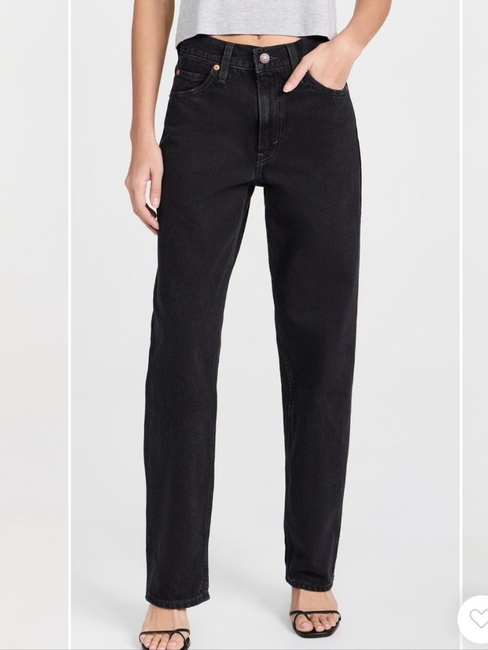 Levi's Women's Black Dad Jean Denim 26
